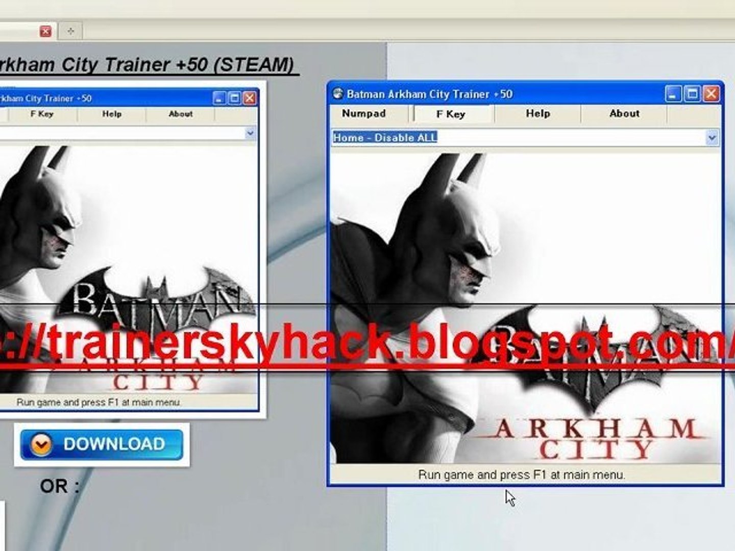 Batman Arkham City Trainer +50 (STEAM) [ Working Trainer ] - video  Dailymotion