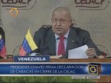 Mandatarios de América Latina y el Caribe aprueban la Declaración de Caracas
