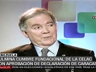 Chaderton: CELAC no es una consecuencia del a OEA