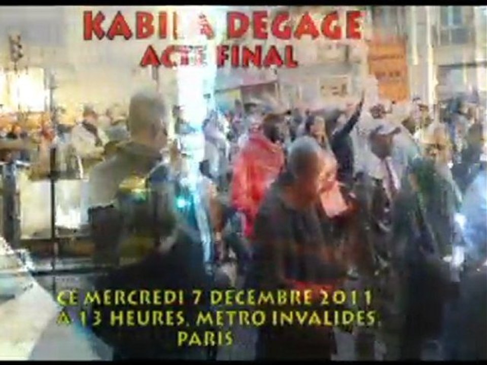 "KABILA DEGAGE ACTE FINAL:GRANDE MARCHE DE LA LIBERATION"