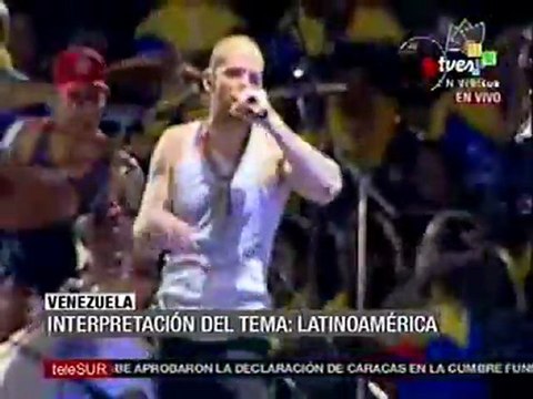 Calle 13 por Puerto Rico en CELAC