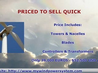 ~~~ RARE OPPORTUNITY! ~~~NedWind 46 - 500kW Wind Turbines for Sale~~~