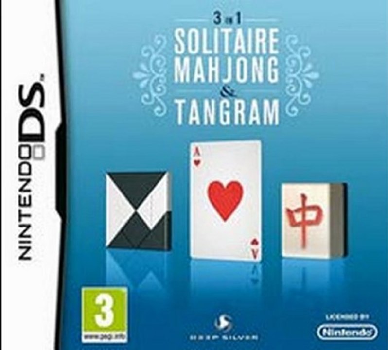 3 in 1 Solitaire, Mahjong & Tangram NDS DS Rom Download (EUROPE) (2011)