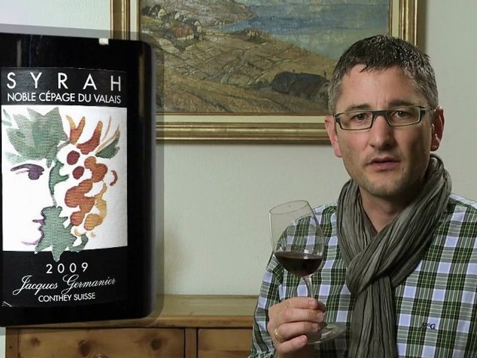 Syrah Noble Cépage du Valais 2009 Jacques Germanier - Wein im Video