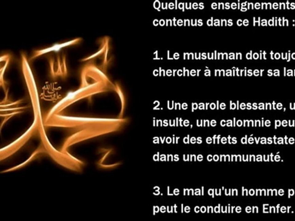 - Hadith N°23 - Maîtriser Sa Langue -