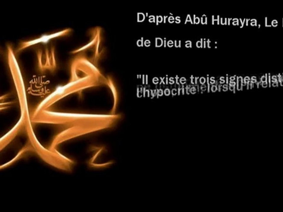 - Hadith N°31 - Les Signes De LHypocrisie -
