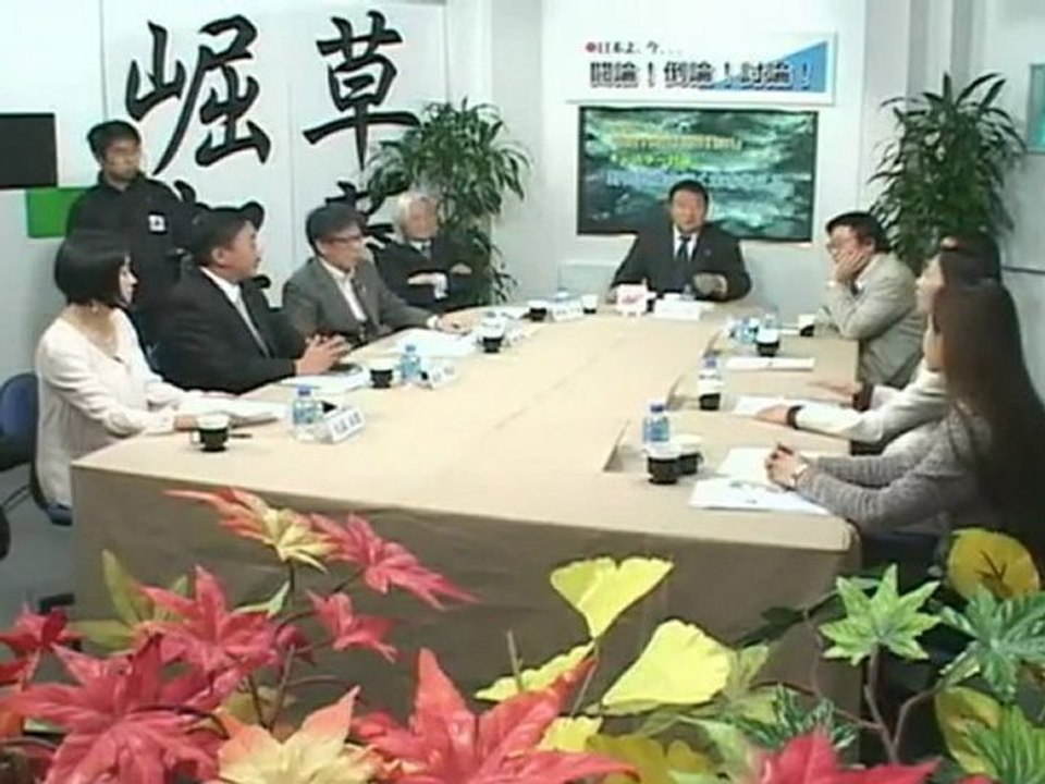 日本よ、今...「鬪論！倒論！討論！2011」「キャスター討論 「野田政權の行く末を考える」」壹