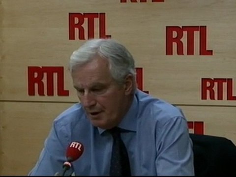 RTL 2012 accueille Michel Barnier
