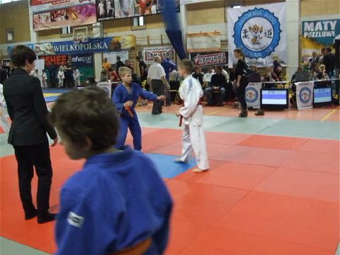 JUDO PIŁA Dominik Skowyra Zawody judo U11 30kg Luboń 2011 ,miasto Piła,karate Piła,aikido piła,sport Piła
