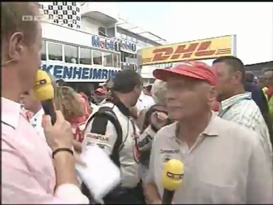 Jenni Dahlman after Podium Ceremony 2005