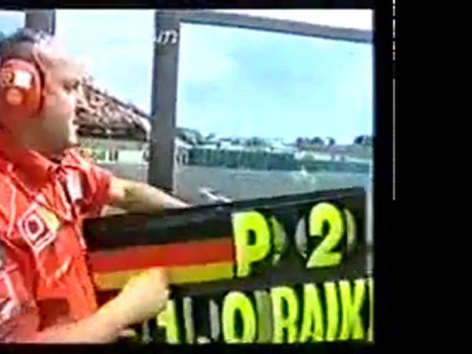 France 2002 Kimi Räikkönen slides on oil