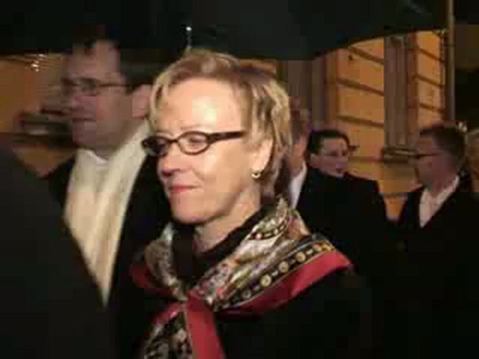 Kimi Räikkönen and Jenni Dahlman arriving at Finish Independence Day 2007