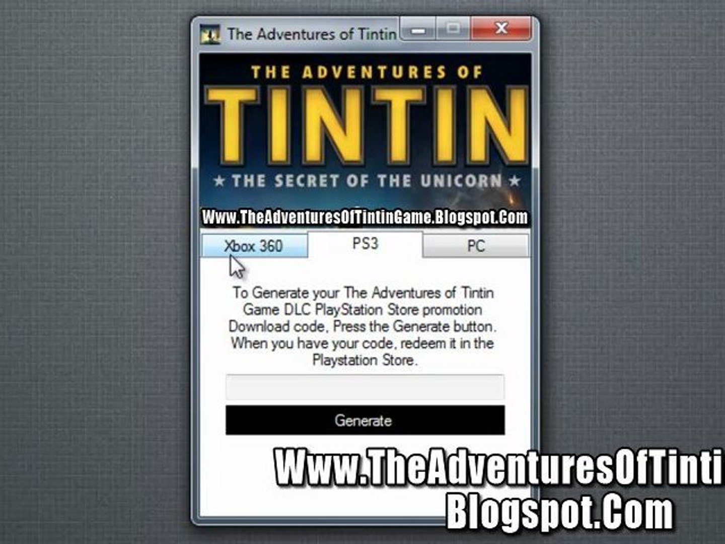 How to Download The Adventures of Tintin Game Keygen Free - Xbox 360 / PS3  / PC - video Dailymotion