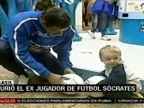 Murió en Brasil el ex jugador de fútbol Sócrates