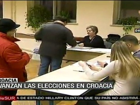 Calma durante elecciones legislativas en Croacia
