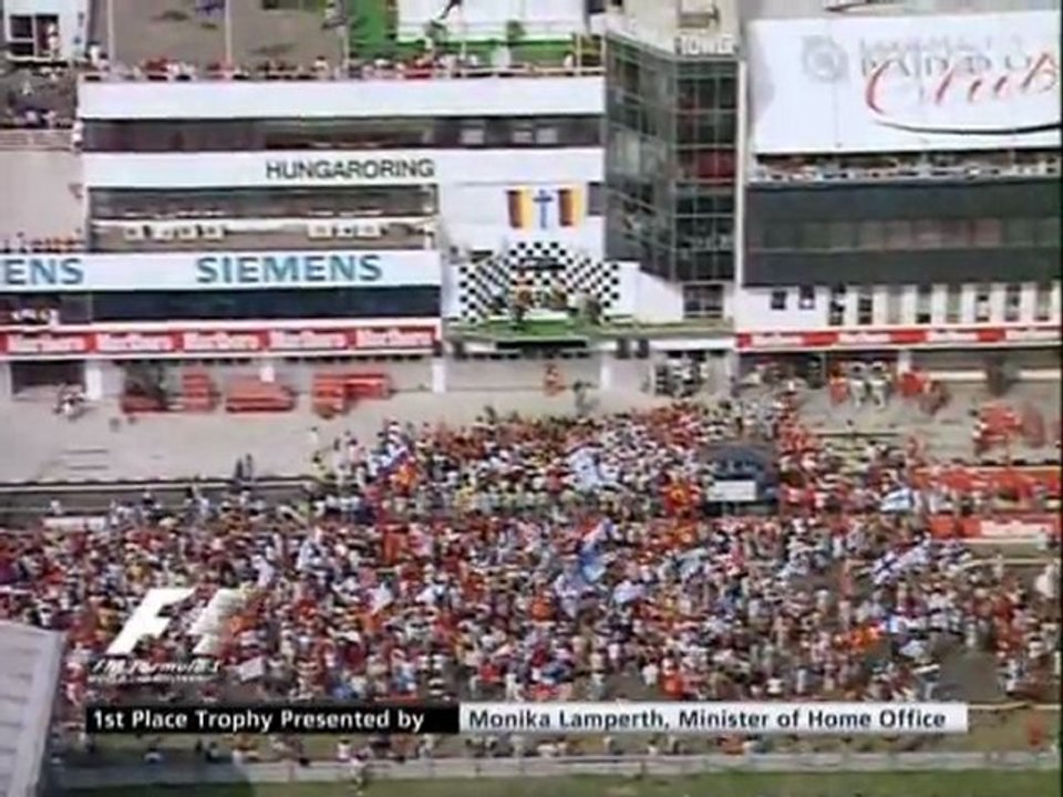 Hungary 2005 Formula One Podium