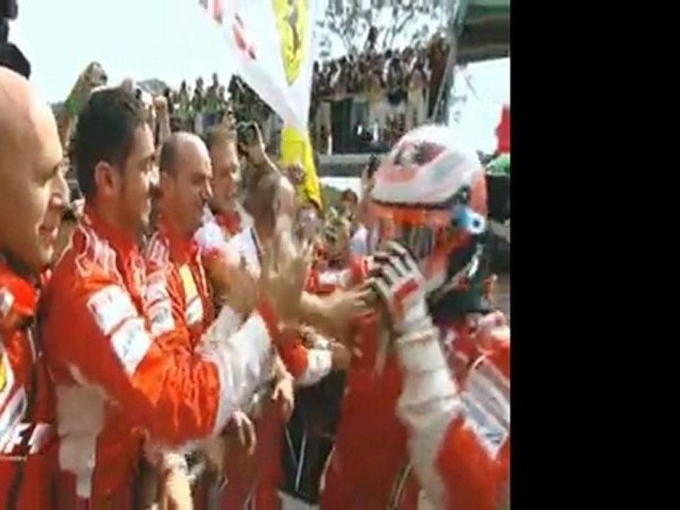 Brazil 2007 Formula One Parc Ferme and Podium