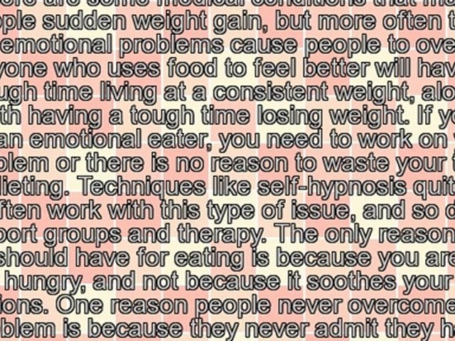 Sudden Weight Gain
