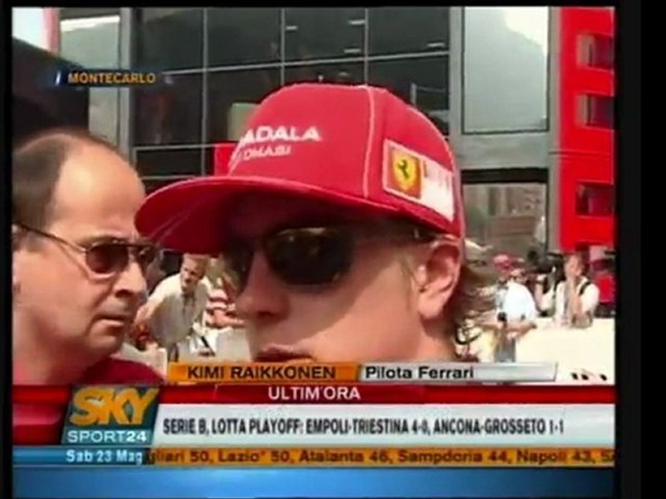 Monaco 2009 Kimi Räikkönen short Quali Interview