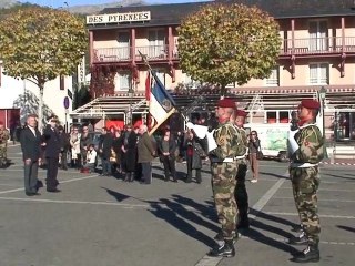 REMISE DE FOURRAGERE au 35ème RAP à ARGELES-GAZOST