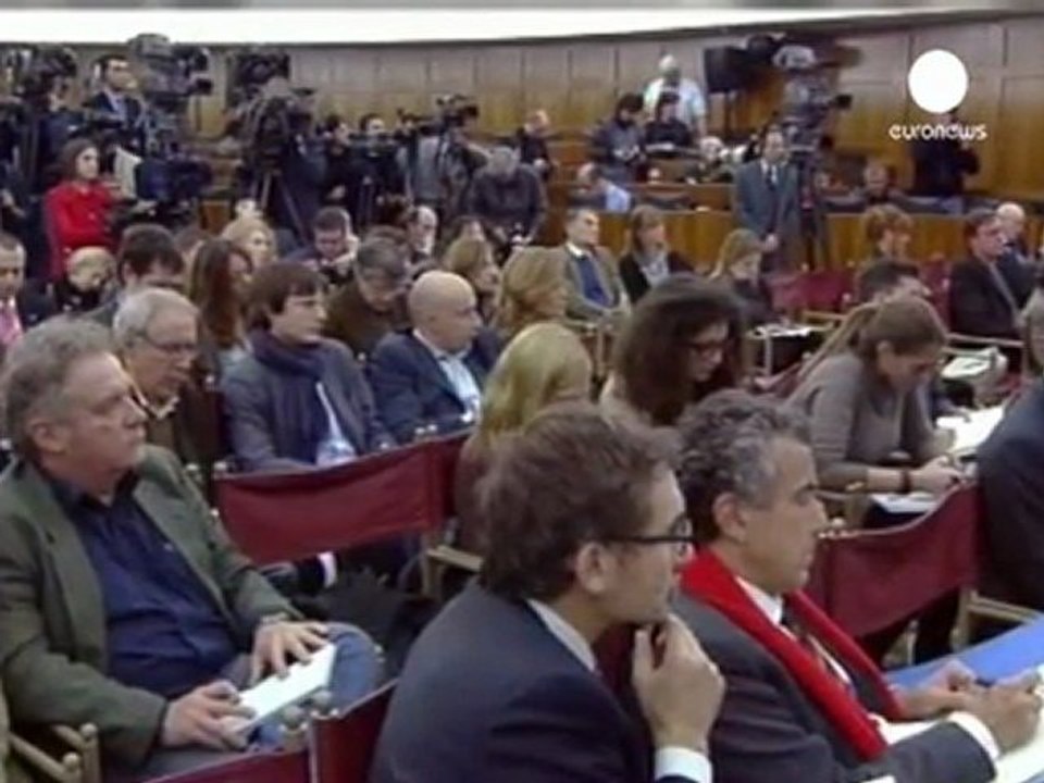 Italy minister breaks down announcing austerity plans