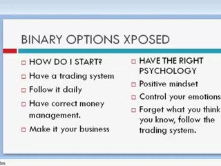Binary Options Formula For Success