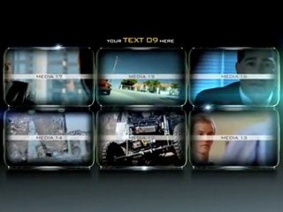 After Effects Glass Screens