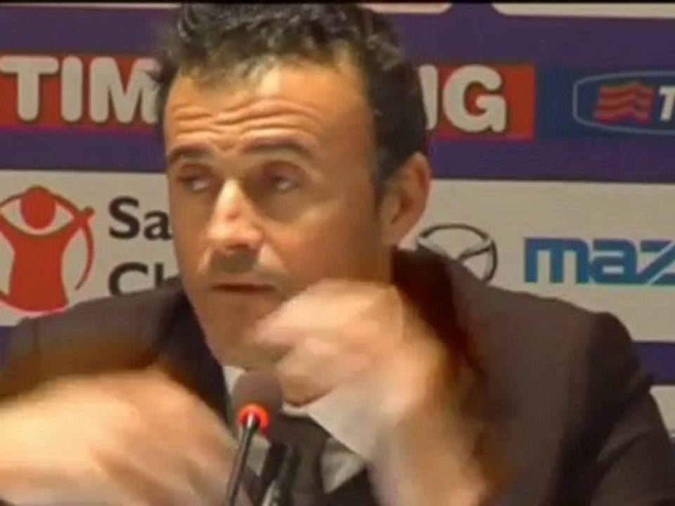 Luis Enrique ist enttäuscht