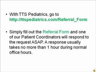 Pediatric Therapy Houston | How to Request in TTS Pediatrics?