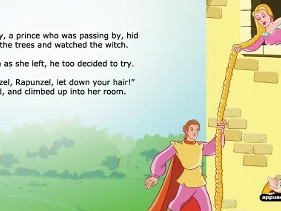 English Talking Book - Rapunzel