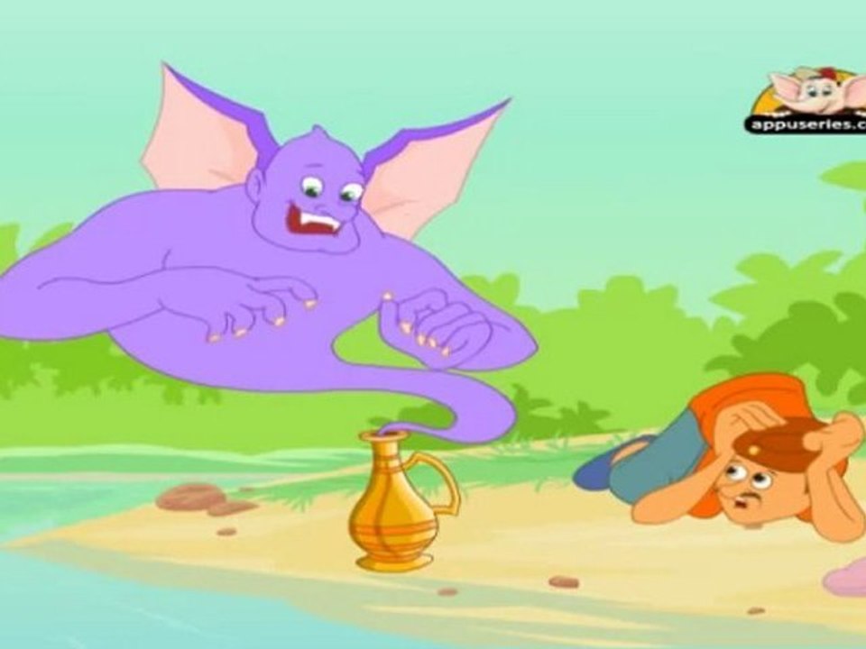 Arabian Nights in Gujarati - Fisherman and Jinn