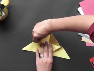 Origami in Kannada  - Let's make a Butterfly