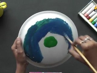 How to make an African Drum - Arts & Crafts in Hindi