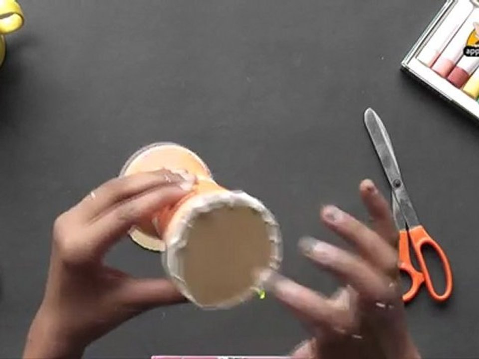 How to make a Damru - Arts & Crafts in Hindi