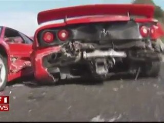 Japon- carambolage géant entre voitures de luxe