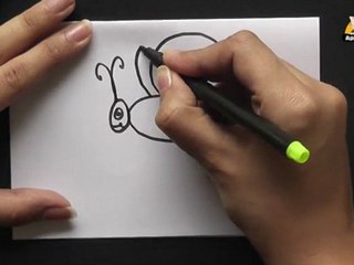 How to Draw  A Cartoon Bumble Bee in Hindi