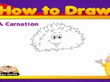 Learn to Draw a Flower in Hindi - Carnation