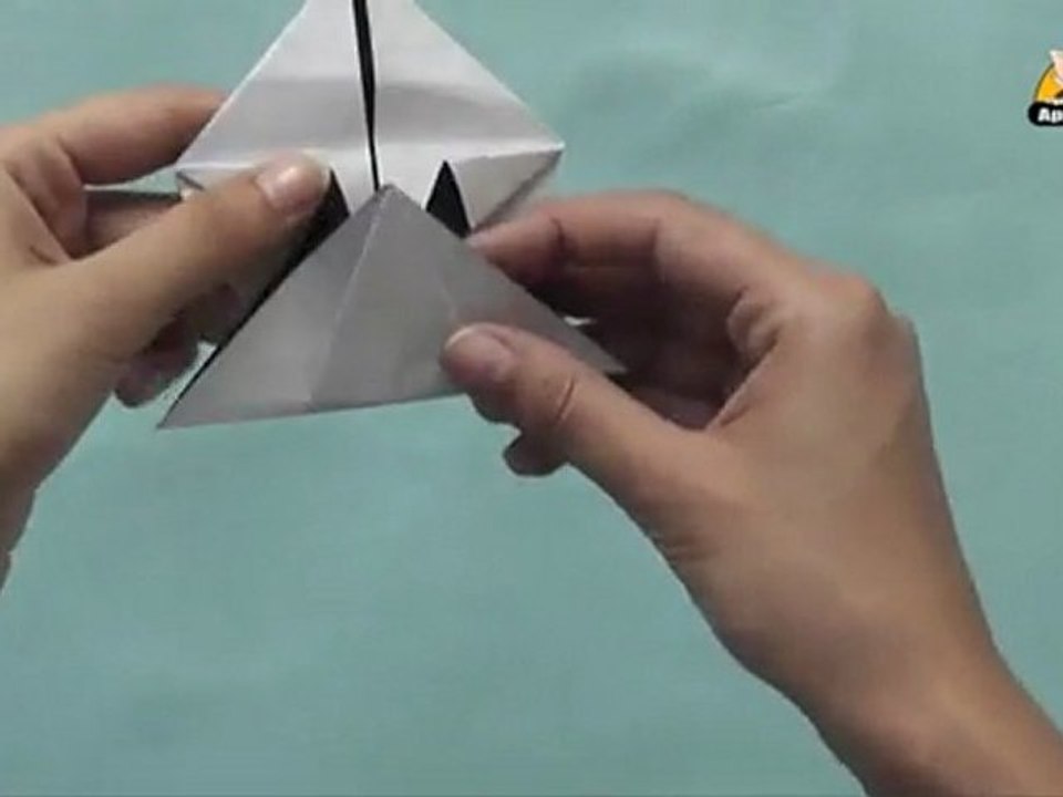Origami in Kannada - Let's see how to make a Panda Face