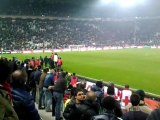 JUVENTUS - Cesena 2-0 - Festeggiamenti sotto la curva a fine partita