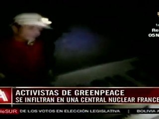 Francia: Greenpeace realiza protesta en planta nuclear