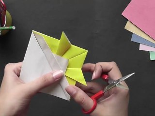 Origami in Gujarati - Lets learn to make a Gold Fish