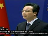 China felicita a Rusia por masiva participación electoral