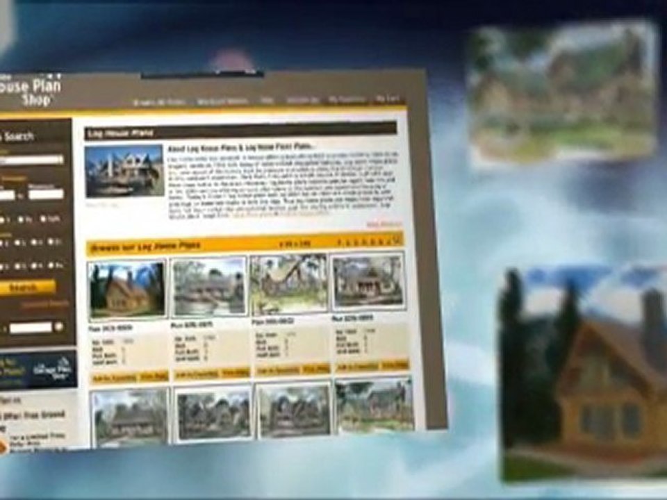 Log Cabin Plans from The House Plan Shop