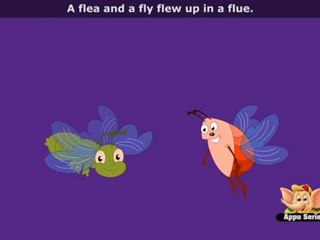 A Flea and a Fly - Nursery Rhyme with Lyrics (HD)