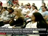Gran Misión Hijos de Venezuela ofrecerá capacitación laboral