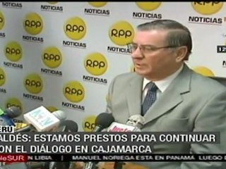 Valdés: Diálogo es la herramienta para resolver conflictos