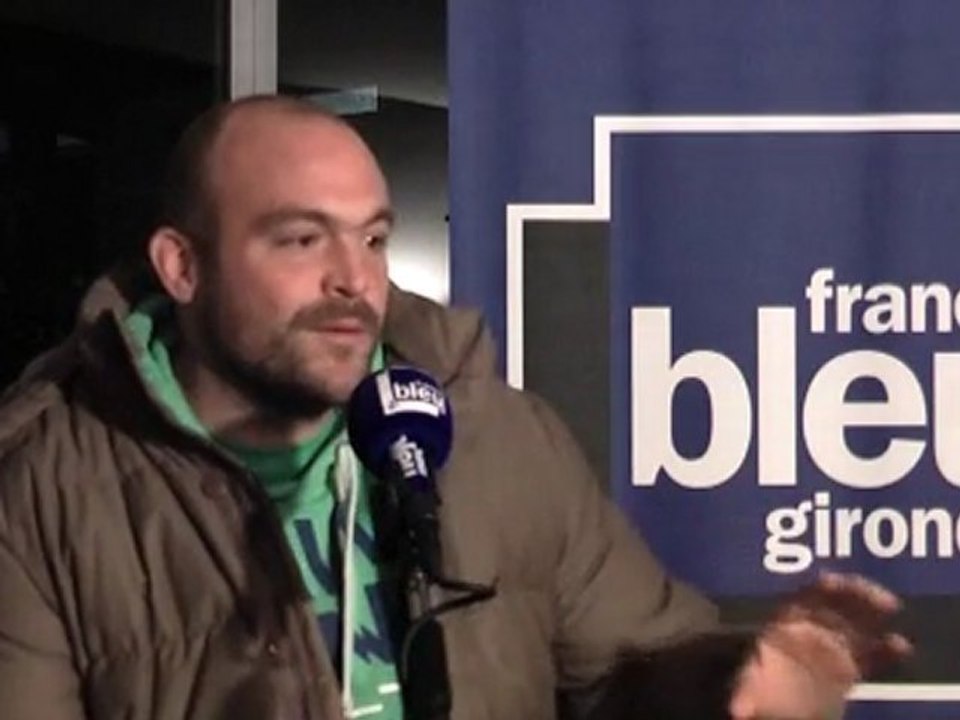 Fabien Rofes Union Bordeaux Bègles  (rugby top 14) - France Bleu Gironde