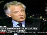 Dominique de Villepin, candidato presidencial Francia