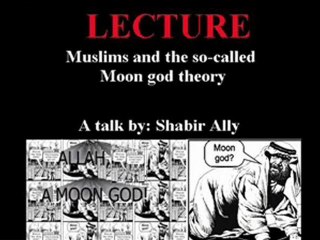 Muslims and the so-called Moon god theory