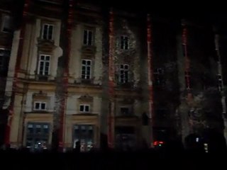 Chevaux Place des Terreaux Lumières 2011